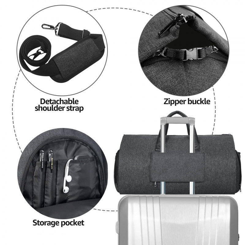 Convertible Travel Garment Bag and Backpack