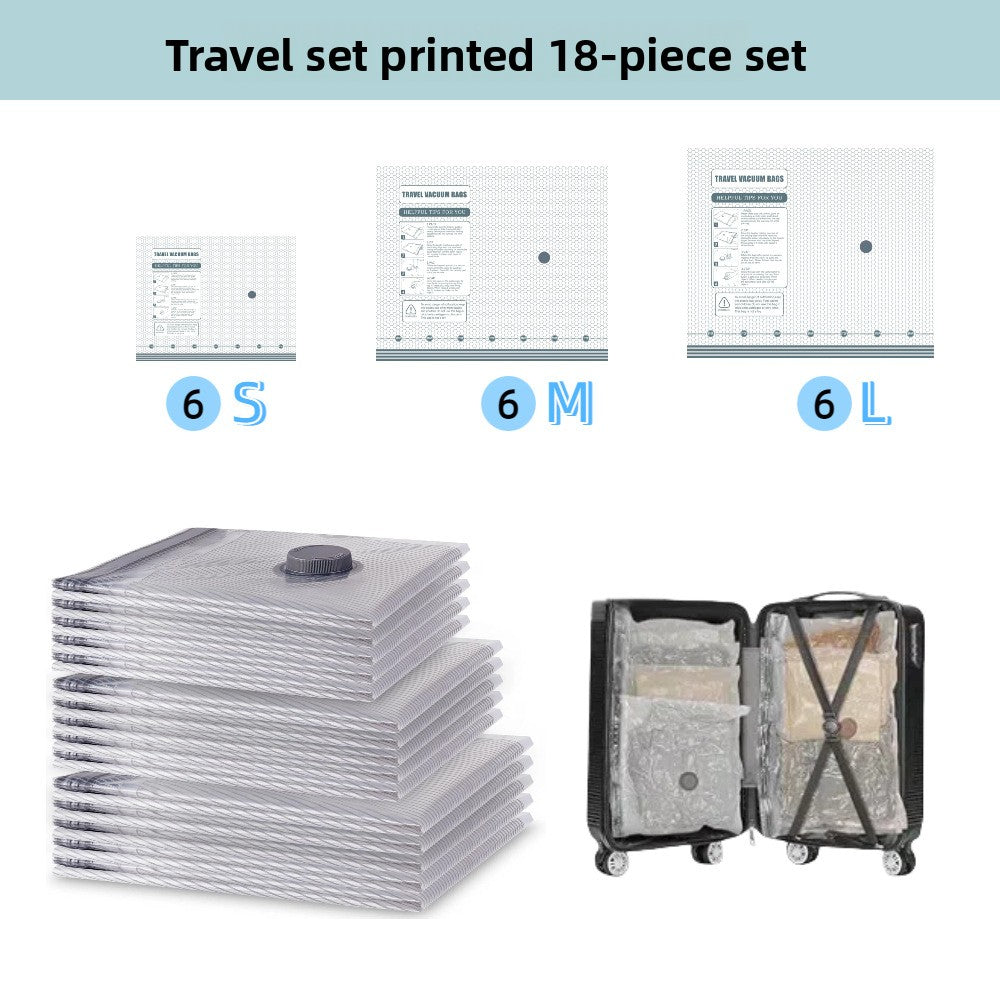 Vacuum Compression Storage Bags Travel Set