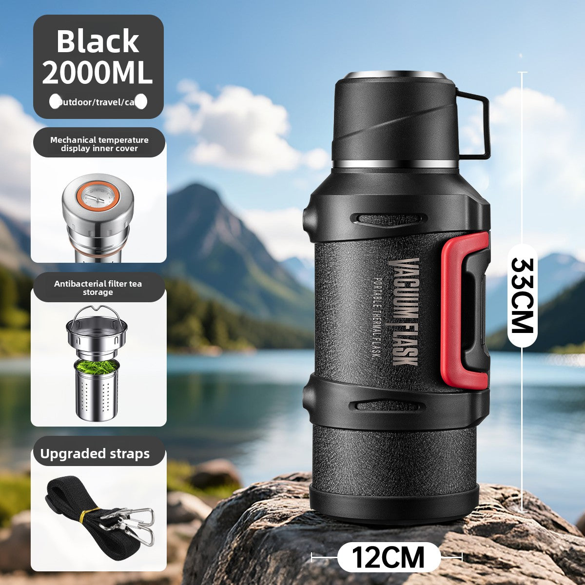 Large Capacity Travel Thermos