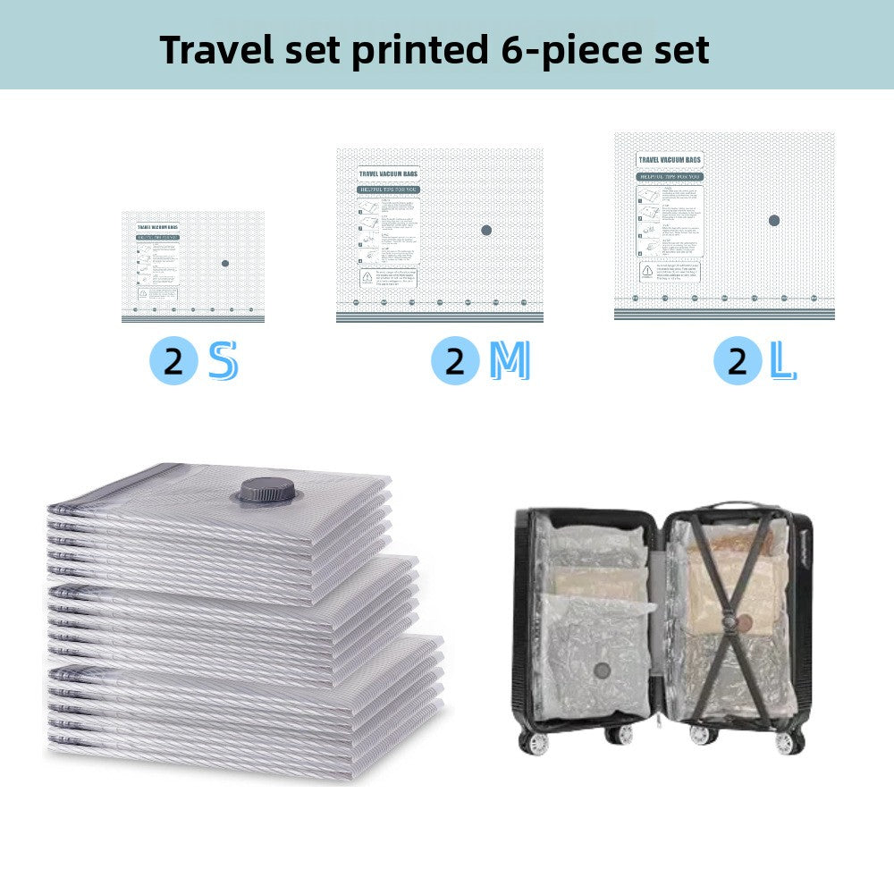Vacuum Compression Storage Bags Travel Set