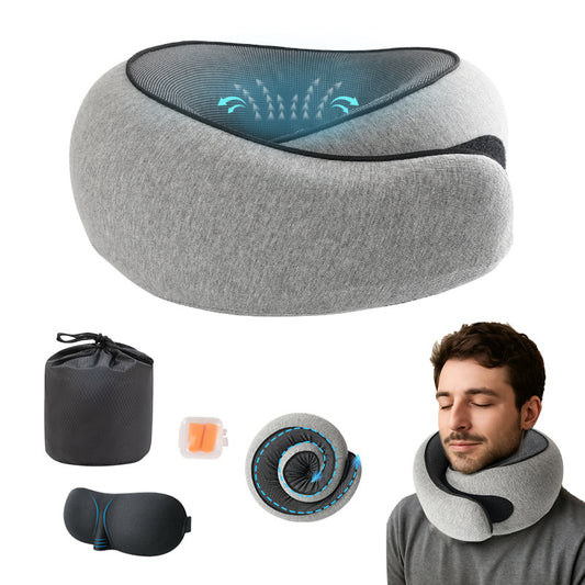 Memory Foam U-Shaped Travel Pillow