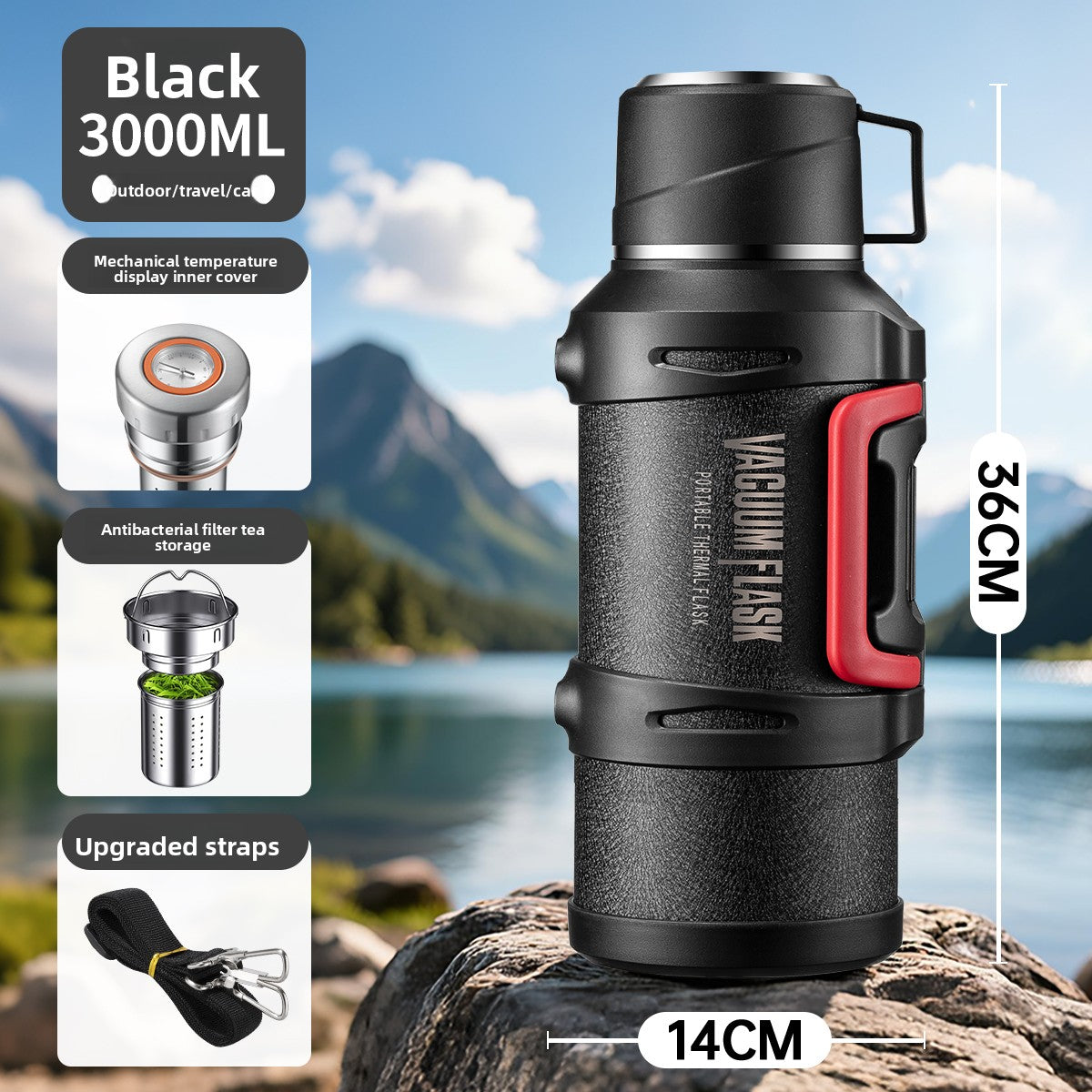 Large Capacity Travel Thermos