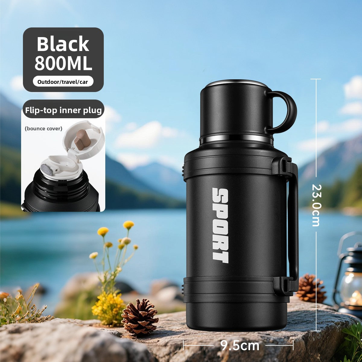 Large Capacity Travel Thermos