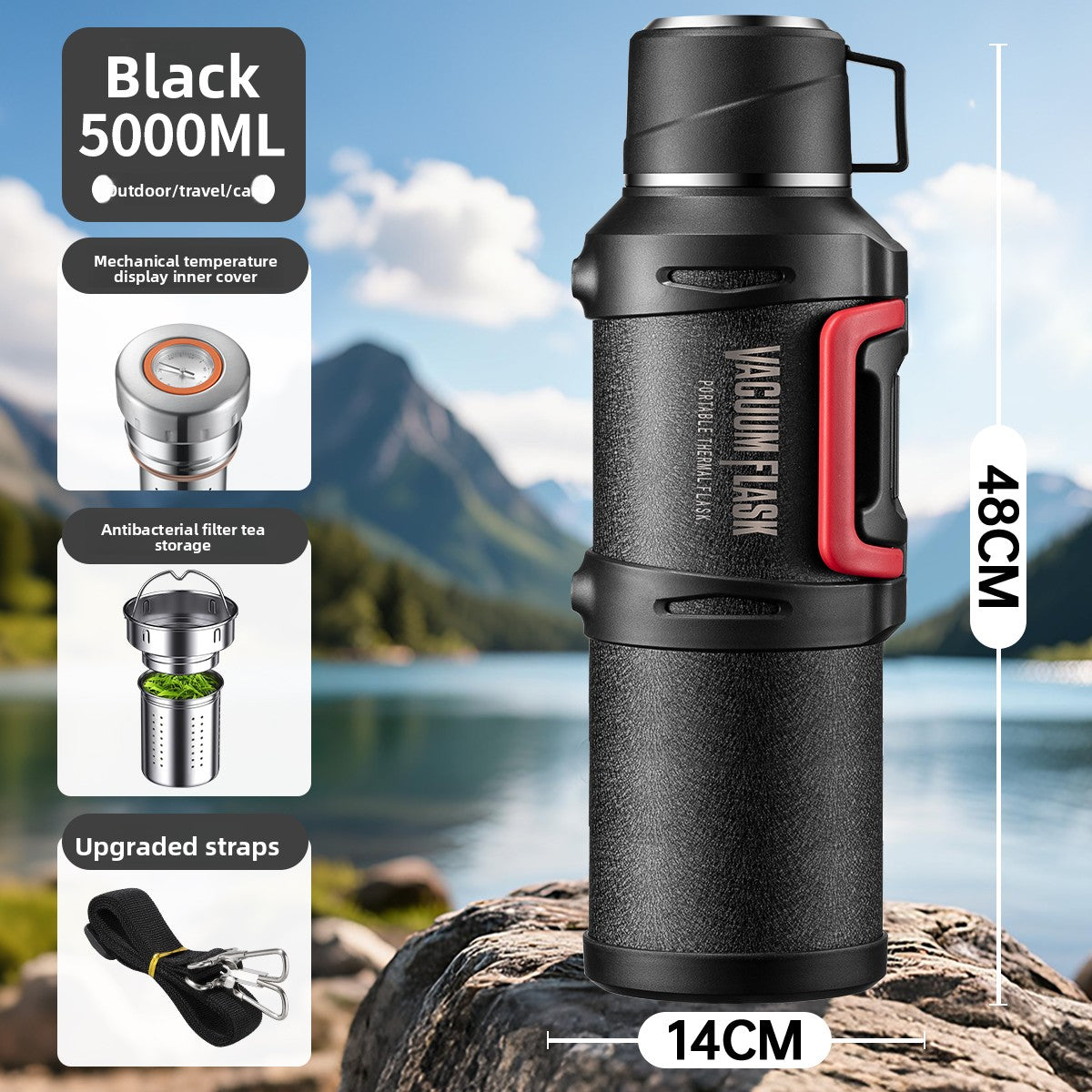 Large Capacity Travel Thermos